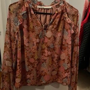 Like new Marie Oliver designer long sleeve blouse shirt size xs
